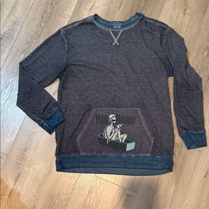Disney Haunted Mansion Long Sleeve Tee - Dark Blue